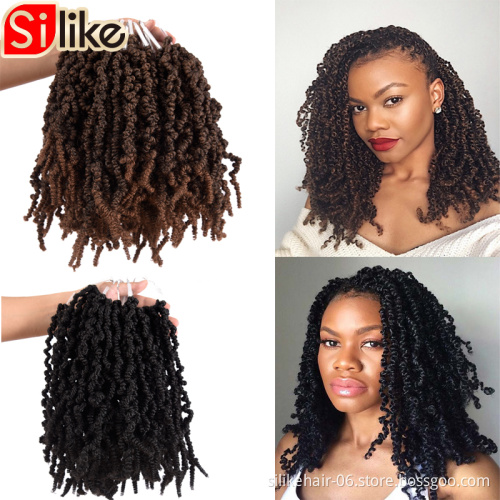 New Style Pre Twisted Passion Bomb twist Crochet Hair Synthetic Braiding Goddess 2X Crochet Havana Synthetic Afro Twist Braiding